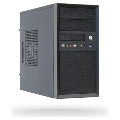 Chieftec Case|CHIEFTEC|MiniTower|MicroATX|Colour Black|CT-01B-OP