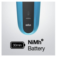 Braun el.skuveklis  310BT, melns/zils - 310BT