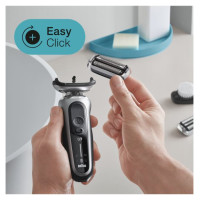 Braun Series 7  sietiņš + griezējbloks  skuvekļiem, sudraba - 73S