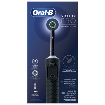 Braun Vitality PRO el.zobu birste, melna - D 103.413.3 Black