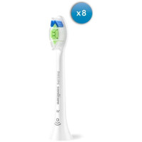 Sonicare W2 Optimal White zobu birstes uzgalis, 8 gab, balti - HX6068/87