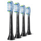 Sonicare C3 Premium Plaque Defence zobu birstes uzgaļi, 4 gab, melns - HX9044/88