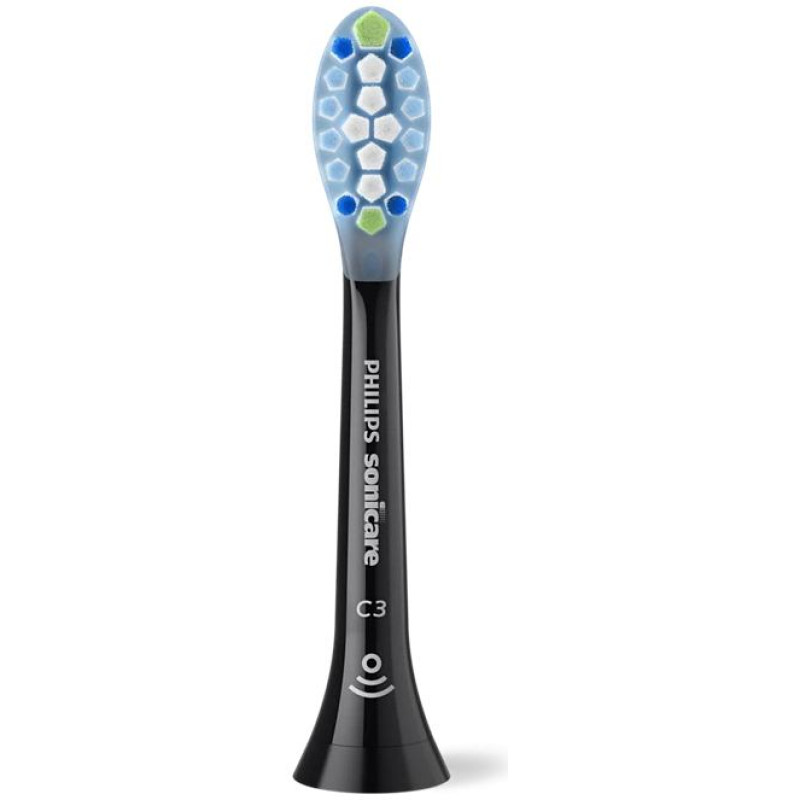 Sonicare C3 Premium Plaque Defence zobu birstes uzgaļi, komplektā 4 + 1 gab, melns - HX9045/88