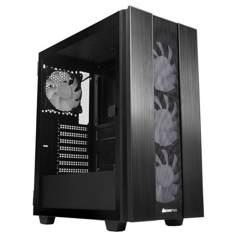 Chieftec Case|CHIEFTEC|HUNTER 2|MidiTower|Not included|ATX|MicroATX|MiniITX|Colour Black|GS-02B-OP