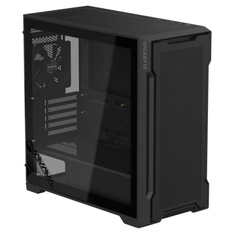 Gigabyte Case|GIGABYTE|GB-C102G|MidiTower|Case product features Transparent panel|Not included|MicroATX|MiniITX|Colour Black|GB-C102G