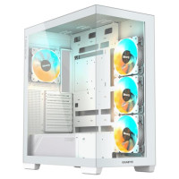 Gigabyte Case|GIGABYTE|MidiTower|Case product features Transparent panel|ATX|MicroATX|MiniITX|Colour White|GB-C500PIST