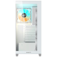 Gigabyte Case|GIGABYTE|MidiTower|Case product features Transparent panel|ATX|MicroATX|MiniITX|Colour White|GB-C500PIST