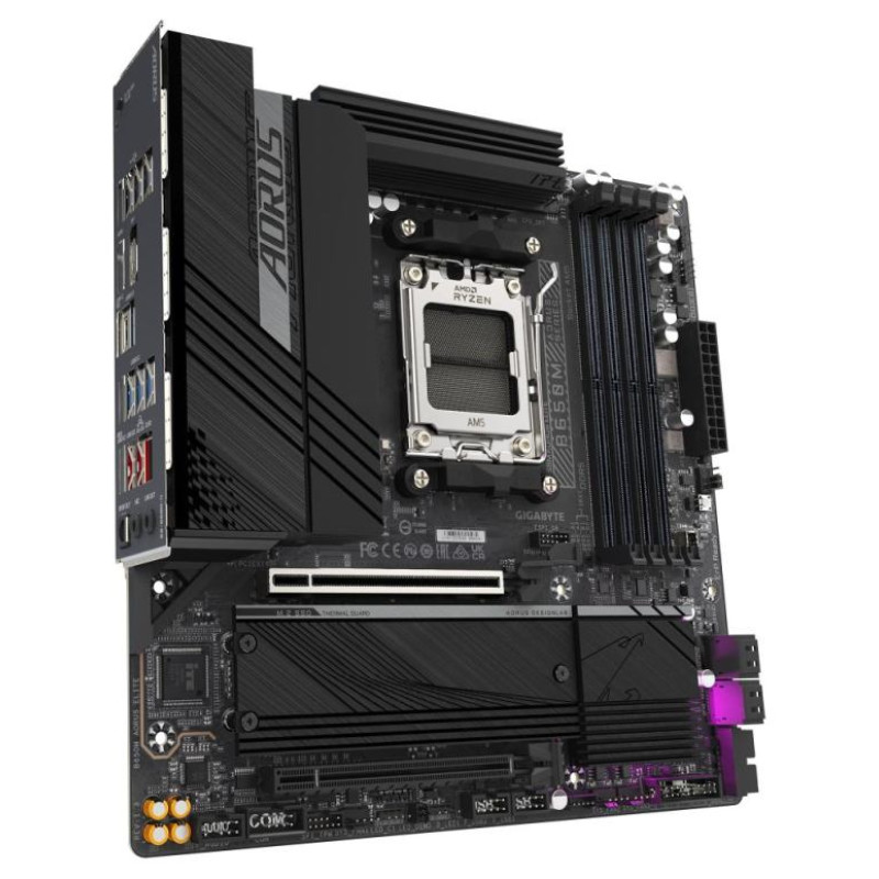 Gigabyte Mainboard|GIGABYTE|AMD B650|SAM5|Micro-ATX|Memory DDR5|Memory slots 4|1xPCI-Express 4.0 4x	|1xPCI-Express 4.0 16x|2xM.2|1xHDMI|1xDisplayPort|4xUSB 2.0|7xUSB 3.2|1xUSB-C|1xOptical S/PDIF|1xRJ45|3xAudio port|B650MAORUSELITE1.3