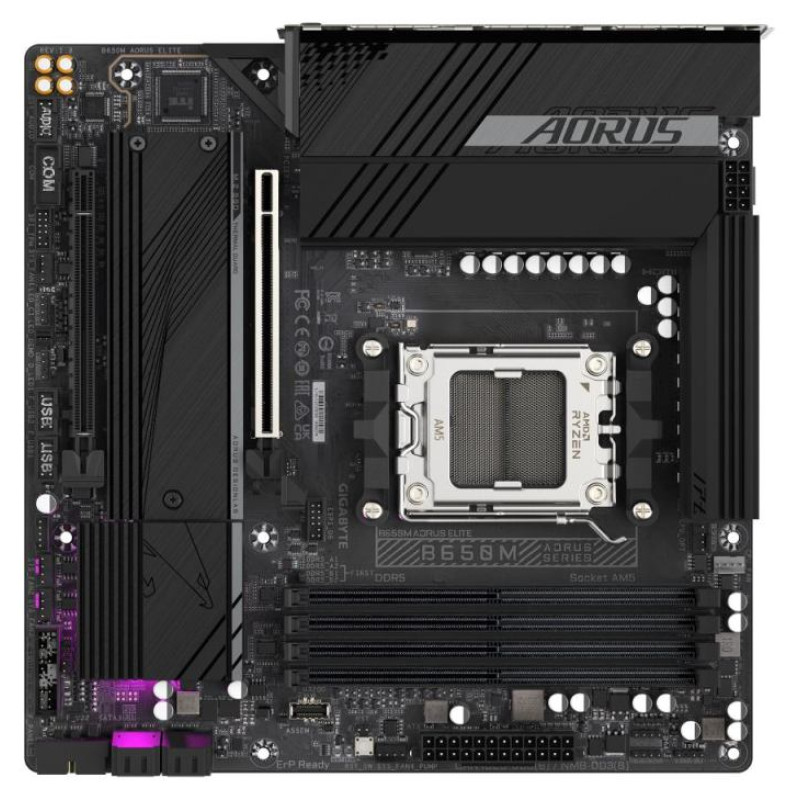 Gigabyte Mainboard|GIGABYTE|AMD B650|SAM5|Micro-ATX|Memory DDR5|Memory slots 4|1xPCI-Express 4.0 4x	|1xPCI-Express 4.0 16x|2xM.2|1xHDMI|1xDisplayPort|4xUSB 2.0|7xUSB 3.2|1xUSB-C|1xOptical S/PDIF|1xRJ45|3xAudio port|B650MAORUSELITE1.3
