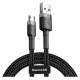 Baseus Cafule Cable CAMKLF-BG1 USB-A / micro USB 2.4A 1 m - black-gray