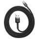 Baseus Cafule Cable CAMKLF-BG1 USB-A / micro USB 2.4A 1 m - black-gray