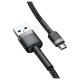 Baseus Cafule Cable CAMKLF-BG1 USB-A / micro USB 2.4A 1 m - black-gray
