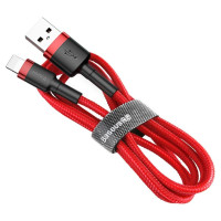 Baseus Cafule USB-A / Lightning 1.5A QC 3.0 cable 2 m - red