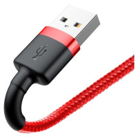 Baseus Cafule USB-A / Lightning 1.5A QC 3.0 cable 2 m - red