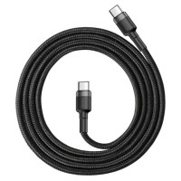 Baseus CATKLF-GG1 USB-C - USB-C PD QC cable 60W 3A 480Mb/s 1m - black and gray