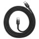 Baseus CATKLF-GG1 USB-C - USB-C PD QC cable 60W 3A 480Mb/s 1m - black and gray