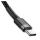 Baseus CATKLF-GG1 USB-C - USB-C PD QC cable 60W 3A 480Mb/s 1m - black and gray