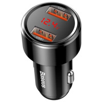 Baseus Magic Series Dual QC - Quick Charge 3.0 2x USB 45W 6A car charger black (CCMLC20A-01)