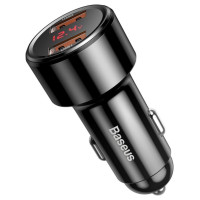 Baseus Magic Series Dual QC - Quick Charge 3.0 2x USB 45W 6A car charger black (CCMLC20A-01)