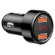 Baseus Magic Series Dual QC - Quick Charge 3.0 2x USB 45W 6A car charger black (CCMLC20A-01)