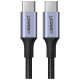 Ugreen US316 70427 USB-C - USB-C PD QC FCP cable 100W 5A 480Mb/s 1m - gray