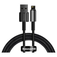 Baseus Tungsten USB - Lightning cable 2.4 A 1 m black (CALWJ-01)