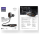 Joyroom fast car charger 5x USB 6.2 A with extension cable black (JR-CL03)