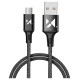 Wozinsky cable USB - microUSB 2,4A 1m black (WUC-M1B)