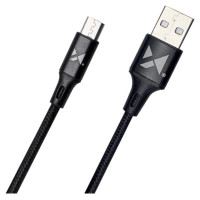 Wozinsky cable USB - microUSB 2,4A 1m black (WUC-M1B)