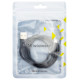 Wozinsky cable USB - microUSB 2,4A 1m black (WUC-M1B)