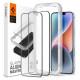Spigen ALM Glass FC Tempered Glass for iPhone 13 / 13 Pro / 14 / 16e - Black 2 pcs.
