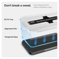 Spigen Glas.tR EZ Fit Tempered Glass for iPhone 13 / 13 Pro / 14 / 16e