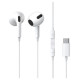 Baseus Encok C17 In-Ear Headphones with USB-C Cable and Microphone - White