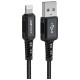 Acefast MFI USB - Lightning cable 1.8m, 2.4A black (C4-02 A Black)