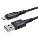 Acefast MFI USB - Lightning cable 1.8m, 2.4A black (C4-02 A Black)