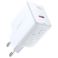 Acefast fast charger USB Type C 20W Power Delivery white (A1 EU white)