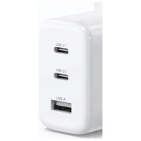 Ugreen fast charger 2x USB Type C / USB 65W PD3.0, QC3.0/4.0+ white (CD275)