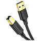Ugreen printer cable USB-A - USB-B 480Mb/s 5m black (US135)
