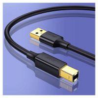 Ugreen printer cable USB-A - USB-B 480Mb/s 5m black (US135)