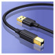 Ugreen printer cable USB-A - USB-B 480Mb/s 5m black (US135)