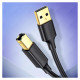 Ugreen printer cable USB-A - USB-B 480Mb/s 5m black (US135)