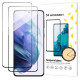 Wozinsky 2x Full Glue Tempered Glass Samsung Galaxy S23+ 9H Full Screen Tempered Glass with Black Frame