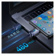 Joyroom A4 USB-C / USB-C 100W 1.2m Cable with Display - Blue