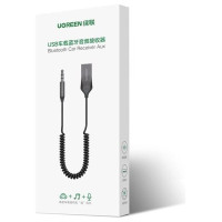 Ugreen Bluetooth 5.3 audio receiver USB cable audio adapter AUX jack black (70601 CM309)