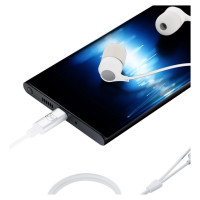 3Mk Protection USB-C 3mk Wired Headphones - white