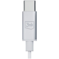 3Mk Protection USB-C 3mk Wired Headphones - white