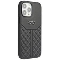 Audi Genuine Leather iPhone 13 Pro Max 6.7" black/black hardcase AU-TPUPPCIP13PM-Q8/D1-BK