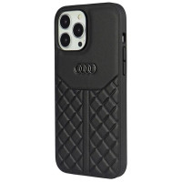 Audi Genuine Leather iPhone 13 Pro Max 6.7" black/black hardcase AU-TPUPPCIP13PM-Q8/D1-BK