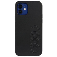 Audi Synthetic Leather iPhone 12/12 Pro 6.1" black/black hardcase AU-TPUPCIP12P-TT/D1-BK