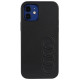 Audi Synthetic Leather iPhone 12/12 Pro 6.1" black/black hardcase AU-TPUPCIP12P-TT/D1-BK